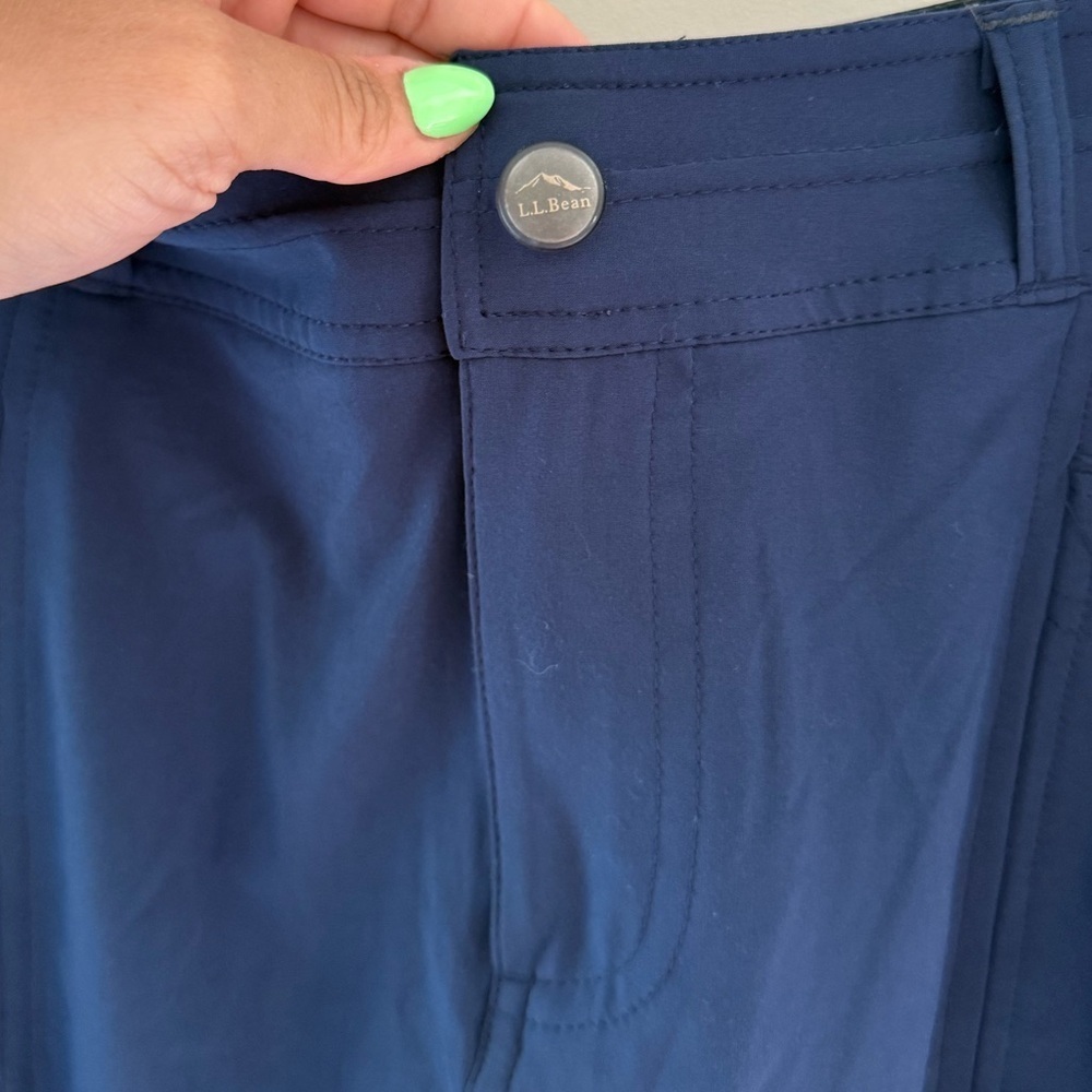 L.L. Bean Navy Blue A-Line GorpCore Hiking Skort Women’s Size 6 - Picture 7 of 10